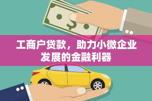 澧县工商户贷款，助力小微企业发展的金融利器