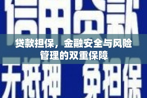 凉山贷款担保，金融安全与风险管理的双重保障