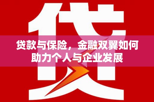 上林贷款与保险，金融双翼如何助力个人与企业发展