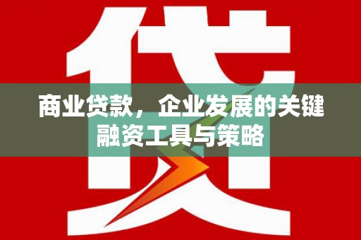 外埔商业贷款，企业发展的关键融资工具与策略