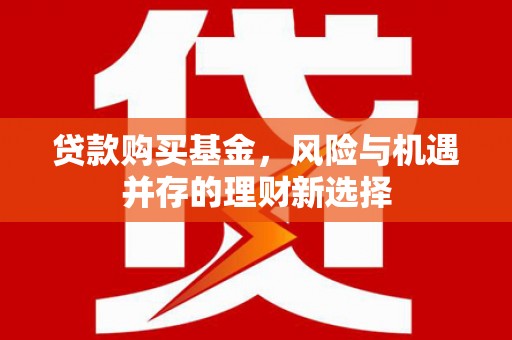 唐县贷款购买基金，风险与机遇并存的理财新选择