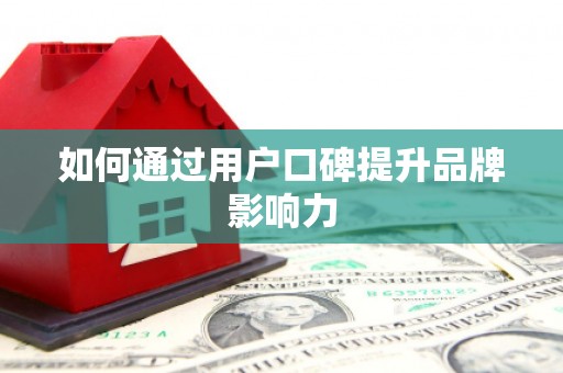 清流如何通过用户口碑提升品牌影响力
