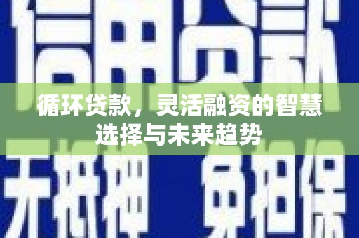 于田循环贷款，灵活融资的智慧选择与未来趋势