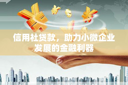 朔城信用社贷款，助力小微企业发展的金融利器