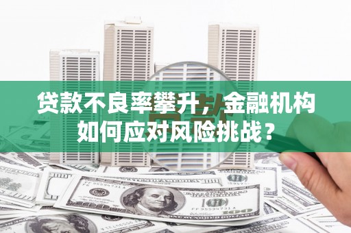 汾阳贷款不良率攀升，金融机构如何应对风险挑战？