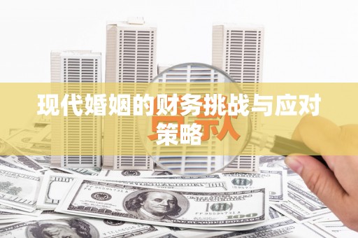 通道现代婚姻的财务挑战与应对策略