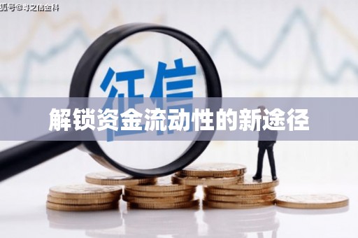 固镇解锁资金流动性的新途径