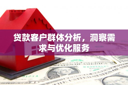 坦洲贷款客户群体分析，洞察需求与优化服务